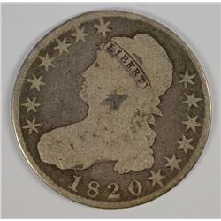 1820 BUST HALF DOLLAR G/VG