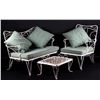 Image 1 : Outdoor Iron Patio Furniture Set This is a set of