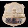 Image 2 : Washington D.C. Retired Police Badge This is an or