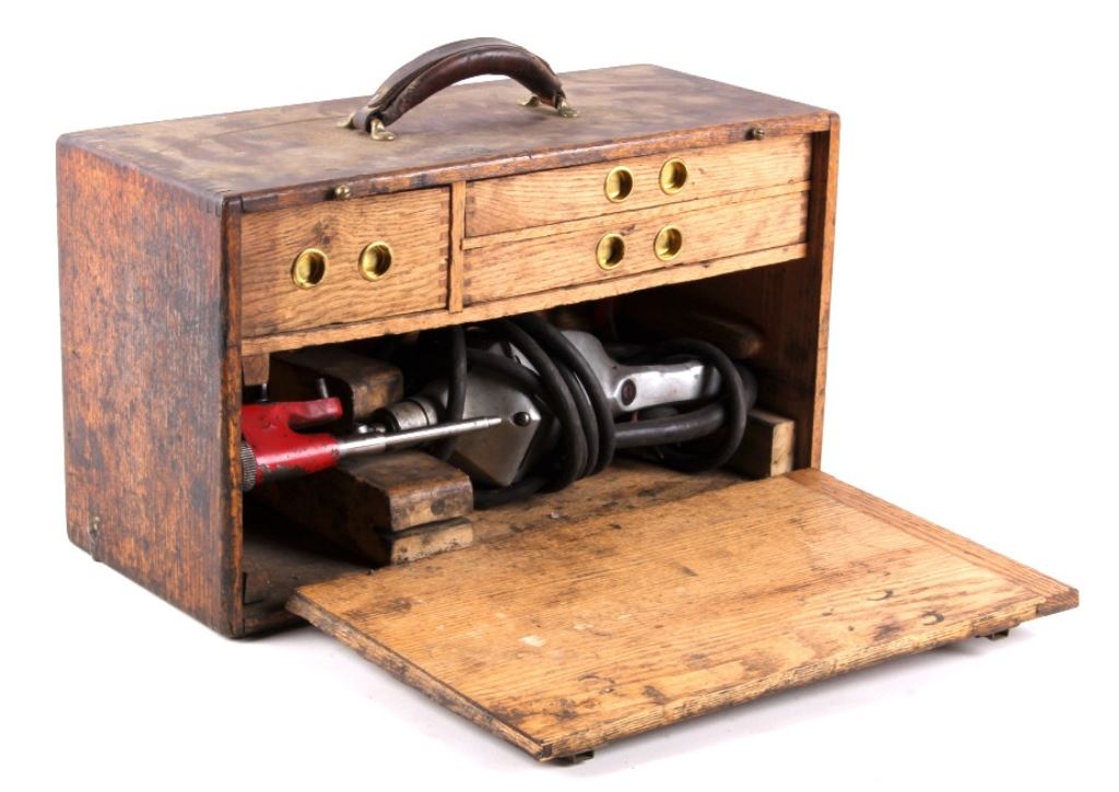 Antique Black & Decker Valve Grinder in Box This i