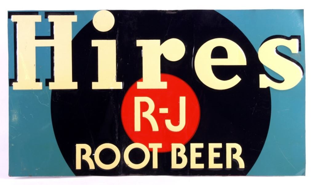 Hires Root Beer Tin Sign This is an original Hires