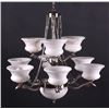 Image 6 : Antique Alabaster Chandelier