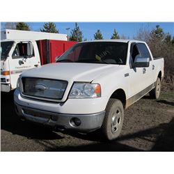 2006 FORD F150 QUAD CAB TRUCK
