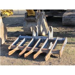 68" EXCAVATOR RAKE