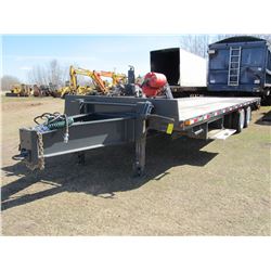 2011 PRECISION 31' TANDEM AXLE DUALLY EQUIPMENT TRAILER
