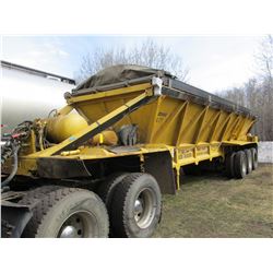 1988 RED RIVER 32' LIVE BOTTOM TRI-AXLE AGGREGATE TRAILER
