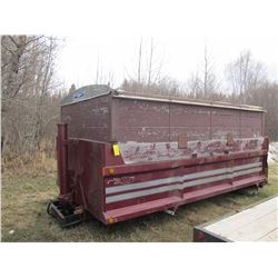 14' NEILS GRAVEL BOX WITH 3 STAGE POST HOIST