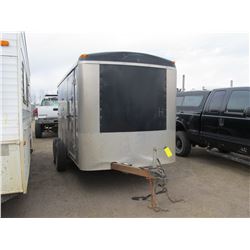 2007 MIRAGE TANDEM AXLE 13' ENCLOSED TRAILER