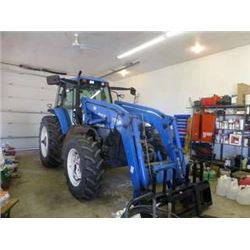 NEW `HOLLAND TM115 FRONT WHEEL ASSIST TRACTOR