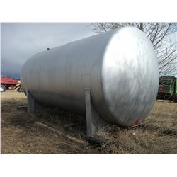 5000 GALLON STEEL TANK ON SKID; LAST USED FOR LIQUID FERTILIZER
