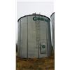 Image 1 : BIN #4 - 2001 GRAIN VAULT 5 RING BIN ON STEEL FLOOR