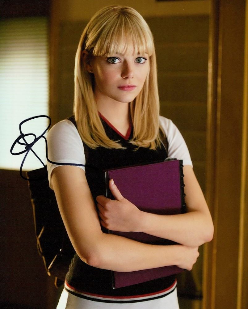 Emma Stone Signed 