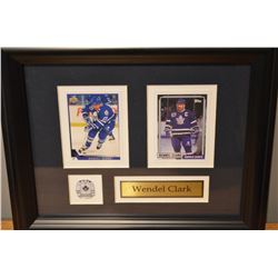 TML - Wendel Clark Card Set - Framed