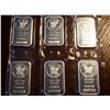 Image 1 : (6) .999 Fine Silver Bar, 1 Ounce