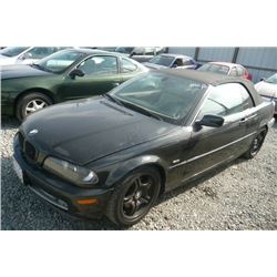 02 BMW 3 Series Rwd 2dr Convertible - ST - DRIVE
