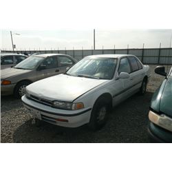 92 Honda Accord 4 Dr  Sedan - T - DRIVE
