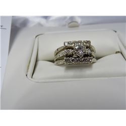 Ladies 14 Kt. WG Wedding Set w/Appr. ($2,695.00)