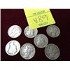 Image 1 : 7 Mercury Dimes