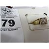 Image 3 : 10 Kt. YG Man's Ring 5 Prong Set Brilliant Diamond w/Appr. ($1,495.00)
