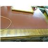 Image 2 : Wood In Leather Inlay Desk
