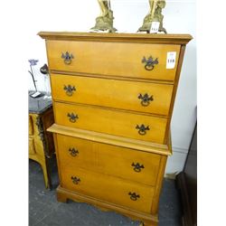 Maple 5 Drawer Chest