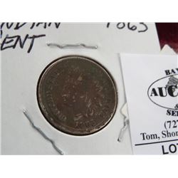 Indian Cent 1863 (Civil War Date)