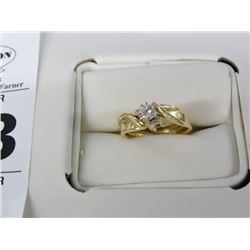 14 K YG Ladies Diamond Wedding Set w/Appr. (Retail $995)