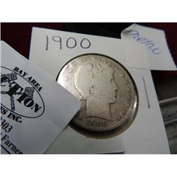 1900 Half Dollar 90% Silver