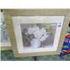 Image 1 : 2 Framed Florals - 2 Times the Money