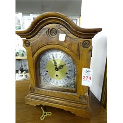 Howard Miller Oak Cased Mantle Clock