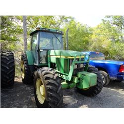 2001 John Deere 7210 Dsl 4x4 Enclosed Cab. Tractor Shows 5040 hrs.