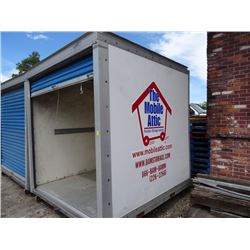 Portable Storage Container 8 x 8 with roll up door. Clean