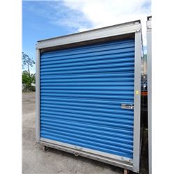 Portable Storage Container 8 x 8 with Roll Up Door. Clean