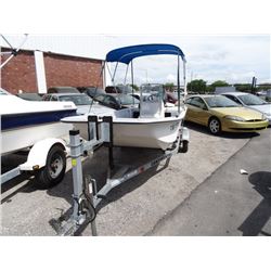 1994 Irvette (Carolina Skiff) 16’ w/Johnson 40 hp O/B & Trailer