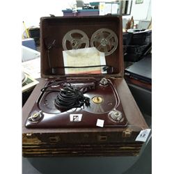 Webcor Vintage Portable Reel To Reel Tape Player