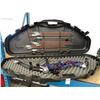 Image 1 : Alphatec Carbonite Comp Bow, Hard Case,Camo Case Extra Arrow Quiver