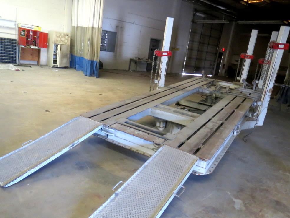 Auto Body Drive-On Frame Straightening Alignment Rack