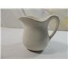 Image 1 : VINTAGE WHITE POTTERY PITCHER
