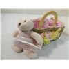 Image 3 : LOT 2 STUFFED PUPPY DOG & BUNNY IN PURSE