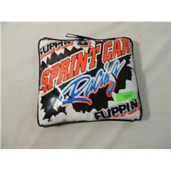 SPRINT CAR RACING VINYL PILLOW CUSHION