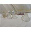 Image 1 : LOT 8 ASSORTED CLASS LIGHT SHADES