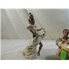 Image 8 : LOT 2 VINTAGE CERAMIC BONGO PLAYER & DANCER