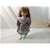Image 1 : 16" FLORAL & LACE DRESS PORCELAIN DOLL