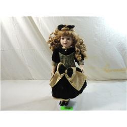 16" VICTORIAN ROSE PORCELAIN DOLL