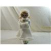 Image 1 : 16" WHITE WINTER PORCELAIN DOLL