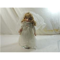 16" BRIDAL PORCELAIN DOLL