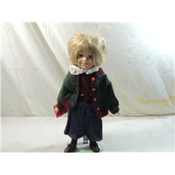 16" PORCELAIN BOY DOLL