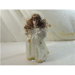 14" BRIDAL PORCELAIN DOLL