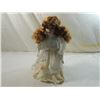 Image 1 : 16" WHITE DRESS PROCELAIN DOLL