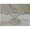 Image 1 : IMPERIAL CANDLEWICK 3 TAPER CANDLE HOLDER